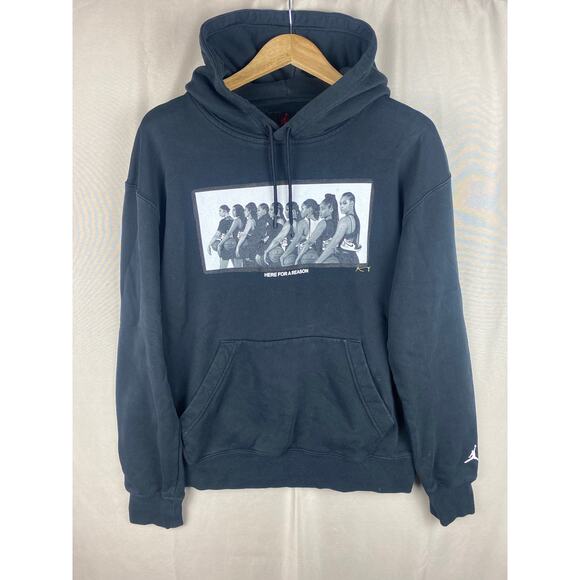 Nike Jordan Here For A Reason Hoodie sz Medium Womens Basketball Sweatshirt - Picture 1 of 8